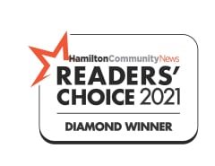 Hamilton Community News Readers Choice Diamond Award 2021 Carpet and Upholstery Cleaning